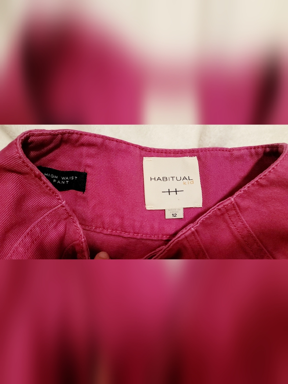Habitual Kid High Waist Pants Size 12 Like New - Picture 4 of 8